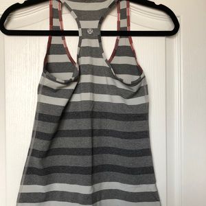Lululemon striped racerback tank